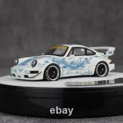 PGM 1/64 Porsche 911 964 RWB Luminous White Chinese Dragon SPECIAL EDITION