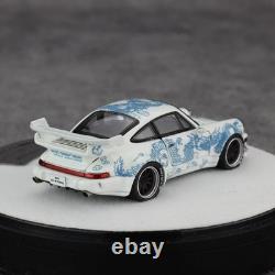 PGM 1/64 Porsche 911 964 RWB Luminous White Chinese Dragon SPECIAL EDITION