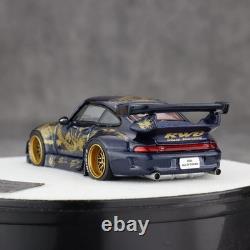 PGM 1/64 Porsche 911 993 RWB Dark Blue Chinese Dragon SPECIAL EDITION