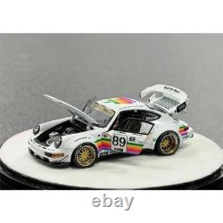 PGM 164 White Apple #89 RWB 964 Round Sports Open Model Diecast Display Car
