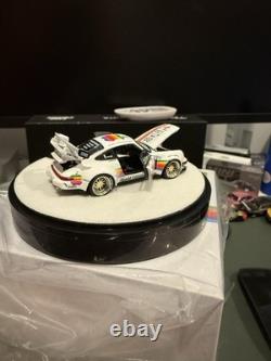 PGM 164 White Apple #89 RWB 964 Round Sports Open Model Diecast Display Car