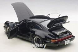 PORSCHE 911 (930) TURBO MIDNIGHT WANGAN BLACK BIRD by AUTOart 78156 118 RARE