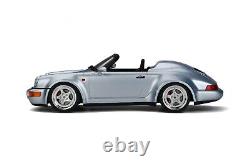 PORSCHE 911 (964) SPEEDSTER TURBO LOOK SILVER 118 by GT SPIRIT GT200 NEW IN BOX