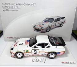 Porsche 118 Spark 924 1980 Carrera GT Le Mans 24Hr #3 Model Car
