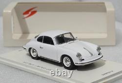 Porsche 356 B Carrera 2 2000 GS 1961 White 143 Spark SKB43019 SUPER RARE! (14)
