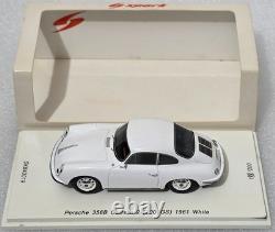 Porsche 356 B Carrera 2 2000 GS 1961 White 143 Spark SKB43019 SUPER RARE! (14)