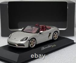 Porsche 718 (982) Boxster GT 25 Years Silver 143 Minichamps WAP 020 202 0MM7Z