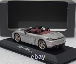 Porsche 718 (982) Boxster GT 25 Years Silver 143 Minichamps WAP 020 202 0MM7Z