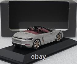 Porsche 718 (982) Boxster GT 25 Years Silver 143 Minichamps WAP 020 202 0MM7Z