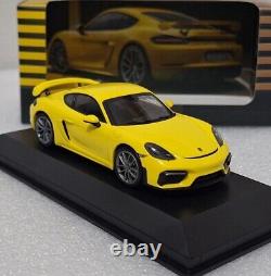 Porsche 718 982 Cayman GT4 2019 Racing Yellow Spectrum Edition 143 Minichamps 8