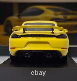 Porsche 718 982 Cayman GT4 2019 Racing Yellow Spectrum Edition 143 Minichamps 8