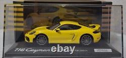 Porsche 718 982 Cayman GT4 2019 Racing Yellow Spectrum Edition 143 Minichamps 8