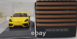 Porsche 718 982 Cayman GT4 2019 Racing Yellow Spectrum Edition 143 Minichamps 8