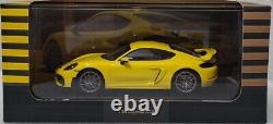 Porsche 718 982 Cayman GT4 2019 Racing Yellow Spectrum Edition 143 Minichamps 8