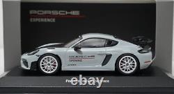 Porsche 718 (982) Cayman GT4 RS Track Experience Sport Grey 143 Minichamps (4)