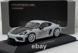 Porsche 718 (982) Cayman GT4 RS Track Experience Sport Grey 143 Minichamps (4)