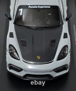 Porsche 718 (982) Cayman GT4 RS Track Experience Sport Grey 143 Minichamps (4)