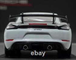 Porsche 718 (982) Cayman GT4 RS Track Experience Sport Grey 143 Minichamps (4)