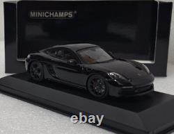 Porsche 718 (982) Cayman GTS 4.0 2020 Black 143 Minichamps 410069000 RARE! (6)
