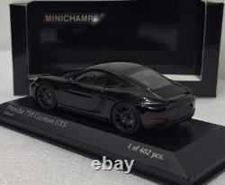 Porsche 718 (982) Cayman GTS 4.0 2020 Black 143 Minichamps 410069000 RARE! (6)