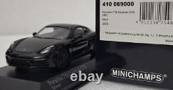 Porsche 718 (982) Cayman GTS 4.0 2020 Black 143 Minichamps 410069000 RARE! (6)