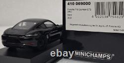 Porsche 718 (982) Cayman GTS 4.0 2020 Black 143 Minichamps 410069000 RARE! (6)