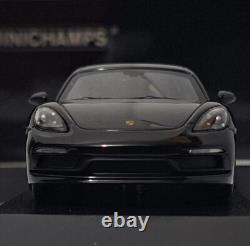 Porsche 718 (982) Cayman GTS 4.0 2020 Black 143 Minichamps 410069000 RARE! (6)