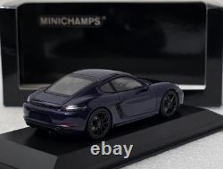 Porsche 718 (982) Cayman GTS 4.0 2020 Blue Met 143 Minichamps 410069002 (15)