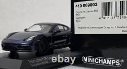 Porsche 718 (982) Cayman GTS 4.0 2020 Blue Met 143 Minichamps 410069002 (15)