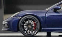 Porsche 718 (982) Cayman GTS 4.0 2020 Blue Met 143 Minichamps 410069002 (15)