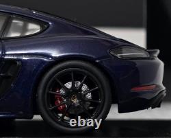 Porsche 718 (982) Cayman GTS 4.0 2020 Blue Met 143 Minichamps 410069002 (15)