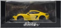 Porsche 718 (982) Cayman GTS 4.0 2020 Racing Yellow 143 Minichamps 410069001 6