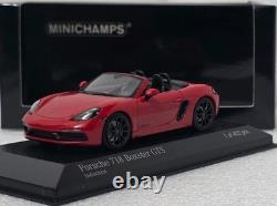 Porsche 718 Boxster GTS 4.0 (982) 2020 Red 143 Minichamps 410069102 (15)