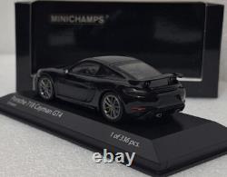 Porsche 718 Cayman GT4 2020 Black 143 Minihcamps 410067601 SUPER RARE! (6)