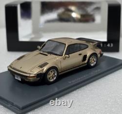 Porsche 911 (930) SE Flatnose EUA Version 1987 Gold 143 Neo NEO43270 RARE! (3)