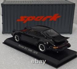 Porsche 911 (930) Turbo 1975 Black Box Container 143 Spark SDC004 RARITY! (7)