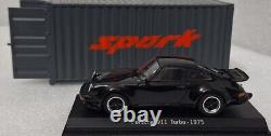 Porsche 911 (930) Turbo 1975 Black Box Container 143 Spark SDC004 RARITY! (7)