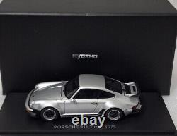 Porsche 911 (930) Turbo 1975 Silver 143 Kyosho 05524S EXTREMELY RARE! (7)