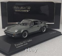 Porsche 911 (930) Turbo 1977 Metallic Slate Blue 143 Minichamps 430069007 (7)