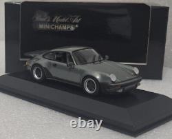 Porsche 911 (930) Turbo 1977 Metallic Slate Blue 143 Minichamps 430069007 (7)