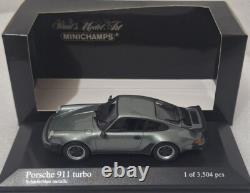 Porsche 911 (930) Turbo 1977 Metallic Slate Blue 143 Minichamps 430069007 (7)