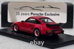 Porsche 911 (930) Turbo Flatnose 25 Years Porsche Exclusive 1987 Red 143 Spark