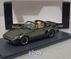 Porsche 911 930 Turbo SE Targa Flatnose 1987 Green 143 Neo 43883 Limited Resin