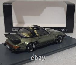 Porsche 911 930 Turbo SE Targa Flatnose 1987 Green 143 Neo 43883 Limited Resin