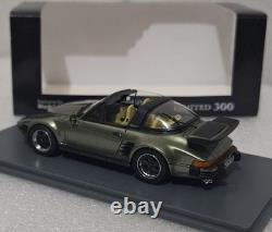Porsche 911 930 Turbo SE Targa Flatnose 1987 Green 143 Neo 43883 Limited Resin