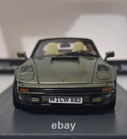 Porsche 911 930 Turbo SE Targa Flatnose 1987 Green 143 Neo 43883 Limited Resin