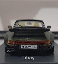 Porsche 911 930 Turbo SE Targa Flatnose 1987 Green 143 Neo 43883 Limited Resin