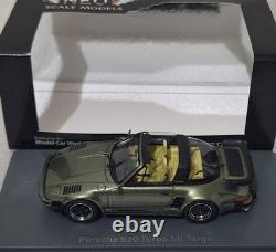 Porsche 911 930 Turbo SE Targa Flatnose 1987 Green 143 Neo 43883 Limited Resin