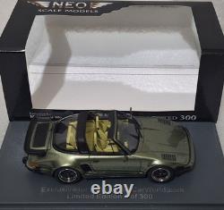 Porsche 911 930 Turbo SE Targa Flatnose 1987 Green 143 Neo 43883 Limited Resin