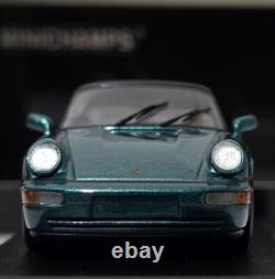 Porsche 911 (964) Carrera 2 Cabriolet 1990 Turquoise 143 Minichamps 430067332